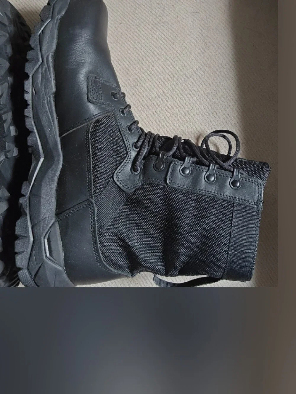 Merrell Men's Moab Black Tactical Lace-Up Boots
